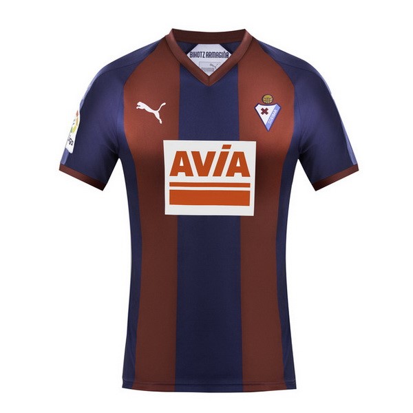 Heim Trikot Sd Eibar 2018-19 Rote Blau Fussballtrikots Günstig